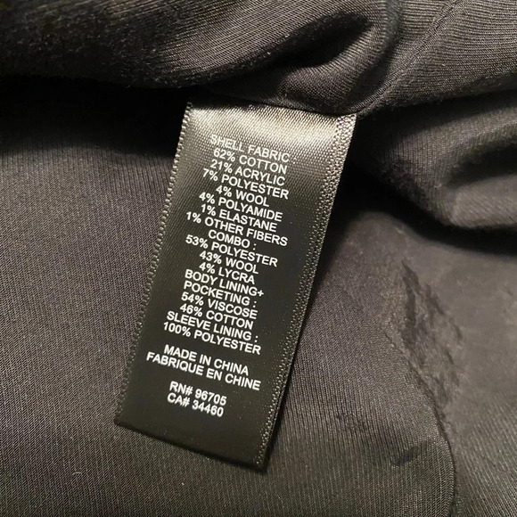 Rebecca Taylor Boucle Plaid Cotton Wool Blend Double breasted Blazer/Jac… - Picture 7 of 9